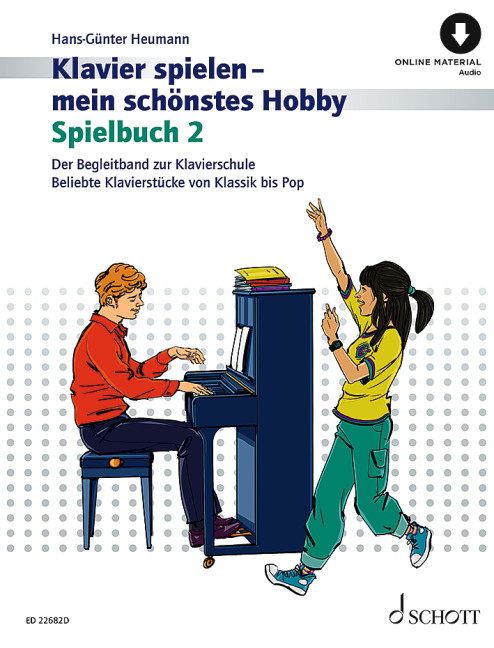 Spielbuch 2 zur Klavierschule (+Online-Audio)  für Klavier  Spielbuch