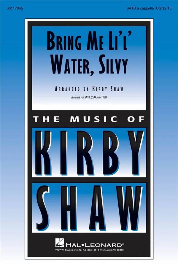 Bring Me Little Water, Sylvie&nbsp;&nbsp;SATB a Cappella&nbsp;&nbsp;Chorpartitur