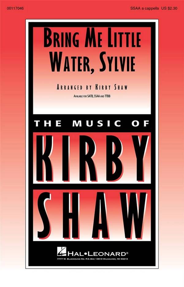 Bring Me Little Water, Sylvie&nbsp;&nbsp;SSAA a Cappella&nbsp;&nbsp;Chorpartitur