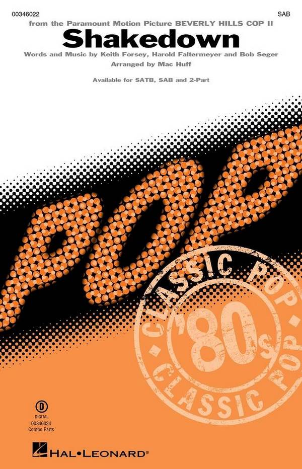 Shakedown&nbsp;&nbsp;SAB&nbsp;&nbsp;Chorpartitur