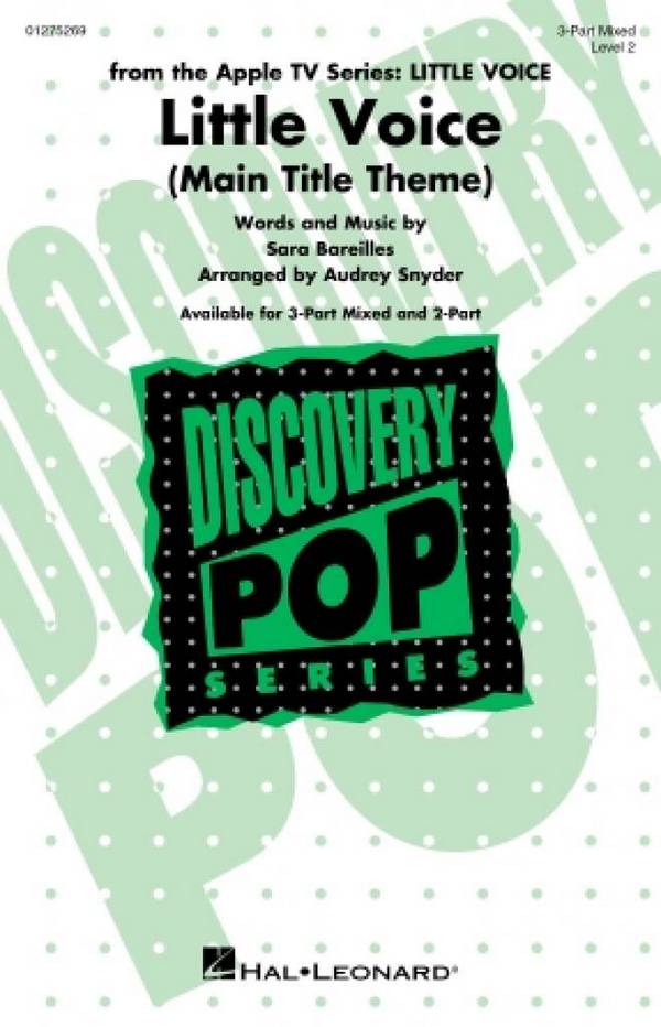 Little Voice (Main Title Theme)  3-Part Mixed Choir  Chorpartitur