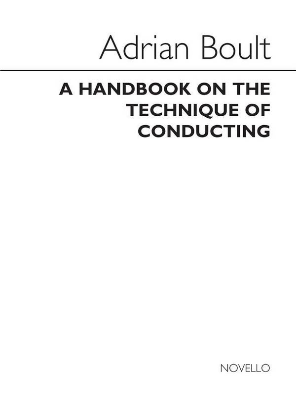 A Handbook On The Technique Of Conducting  Conducting  Buch