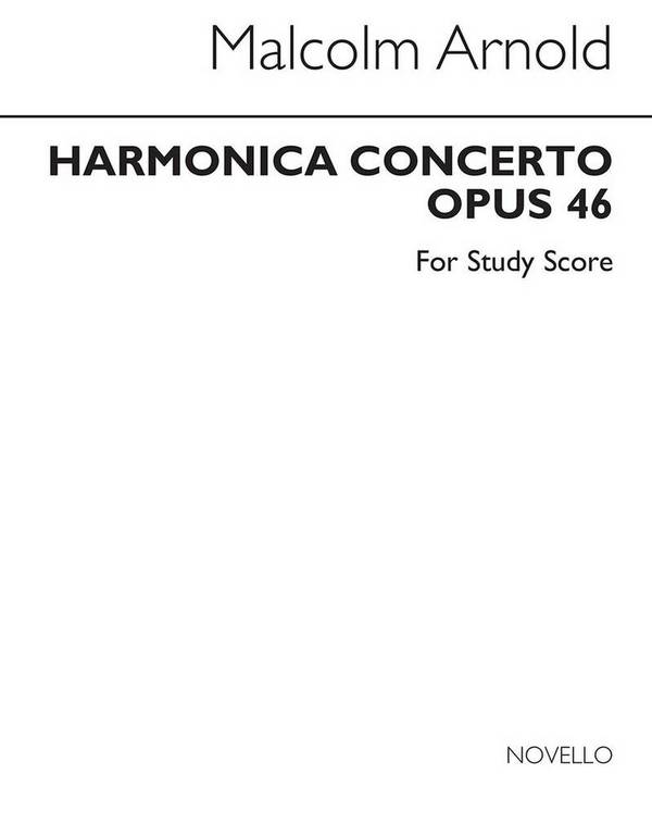 Concerto For Harmonica and Orchestra Op.46  Harmonica and Orchestra  Studienpartitur
