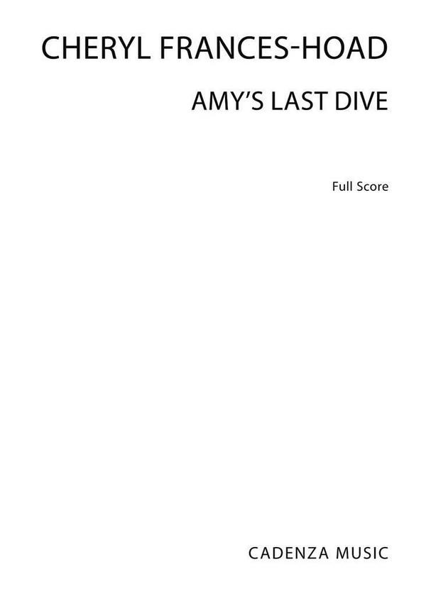 Amy's Last Dive  Soloists and Women's Choir  Partitur