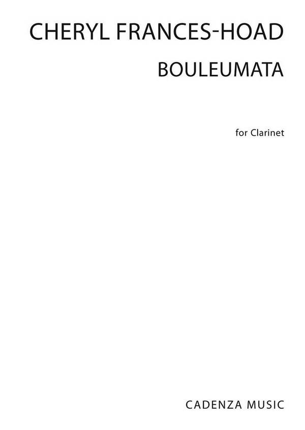 Bouleumata  Klarinette  Buch