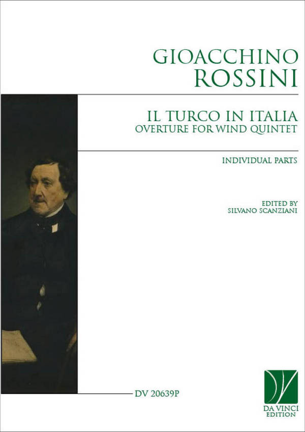 Il Turco in Italia, overture for wind quintet  Bläserquintett  Stimmensatz