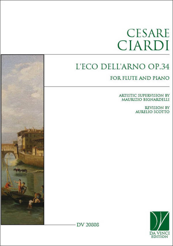 L'Eco dell'Arno Op.34, for Flute and Piano&nbsp;&nbsp;Flöte und Klavier&nbsp;&nbsp;Buch + Einzelstimme(n)