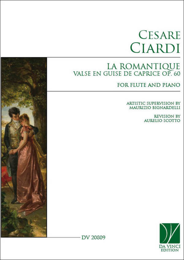 La romantique, valse en guise de caprice Op. 60&nbsp;&nbsp;Flöte und Klavier&nbsp;&nbsp;Buch + Einzelstimme(n)