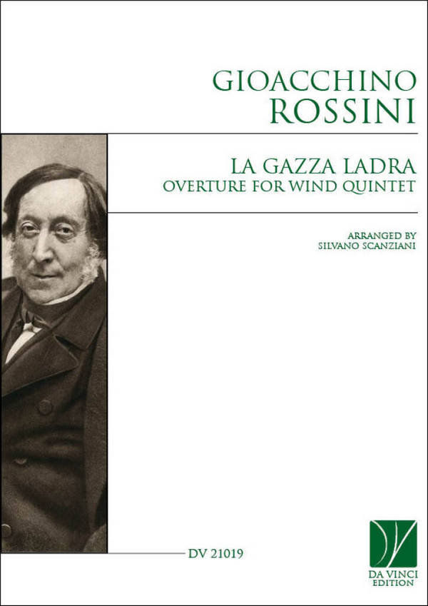 La Gazza Ladra, Overture for wind quintet&nbsp;&nbsp;Bläserquintett&nbsp;&nbsp;Partitur + Stimmen