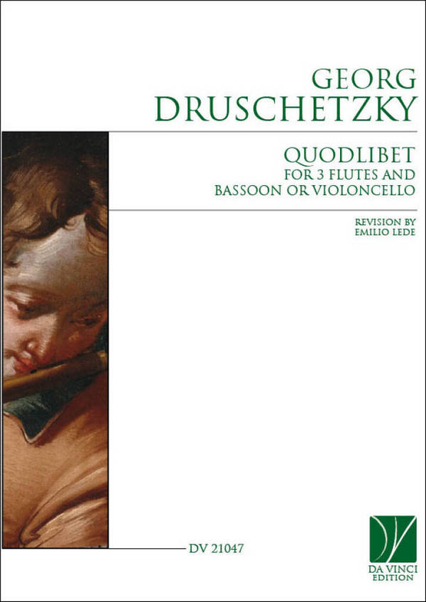 Quodlibet, for 3 Flutes and Bassoon or Violoncello  3 Flutes and Bassoon or Cello  Partitur + Stimmen
