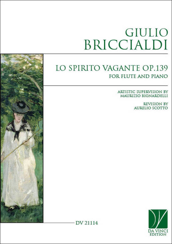Lo Spirito Vagante Op.139, for Flute and Piano  Flöte und Klavier  Buch + Einzelstimme(n)