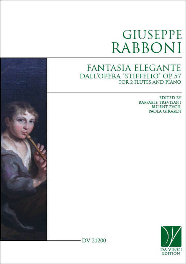 Fantasia elegante dall'Opera 'Stiffelio' Op.57&nbsp;&nbsp;2 Flutes and Piano&nbsp;&nbsp;Buch + Einzelstimme(n)