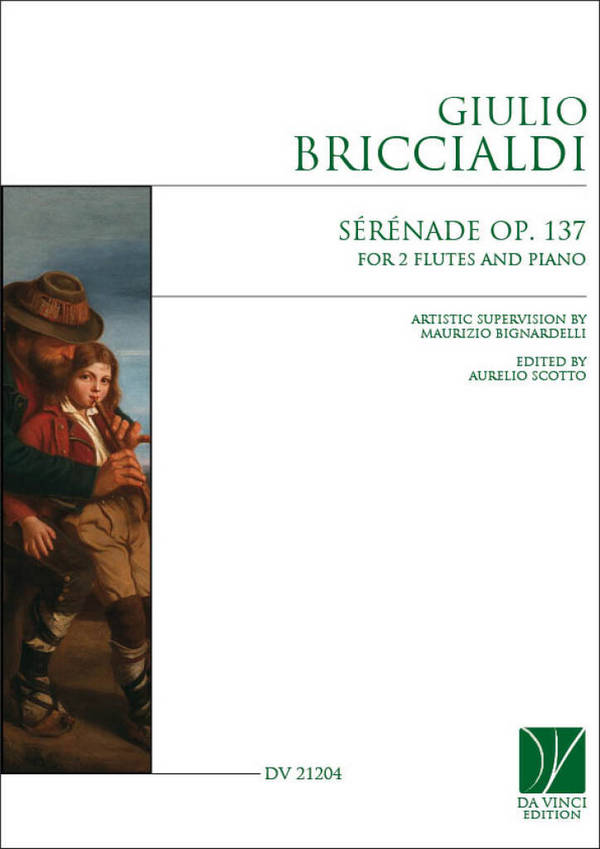 Sérénade Op. 137, for 2 Flutes and Piano&nbsp;&nbsp;2 Flutes and Piano&nbsp;&nbsp;Partitur + Stimmen