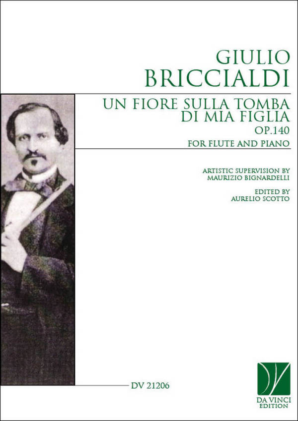 Un fiore sulla tombadi mia figlia Op.140&nbsp;&nbsp;Flöte und Klavier&nbsp;&nbsp;Buch + Einzelstimme(n)
