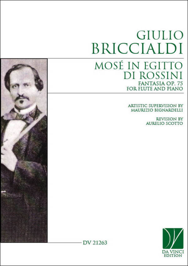 Mosé in Egitto di Rossini, Fantasia Op. 75&nbsp;&nbsp;Flöte und Klavier&nbsp;&nbsp;Buch + Einzelstimme(n)