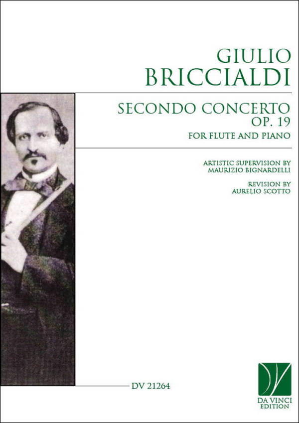Secondo Concerto Op. 19, for Flute and Piano  Flöte und Klavier  Buch + Einzelstimme(n)