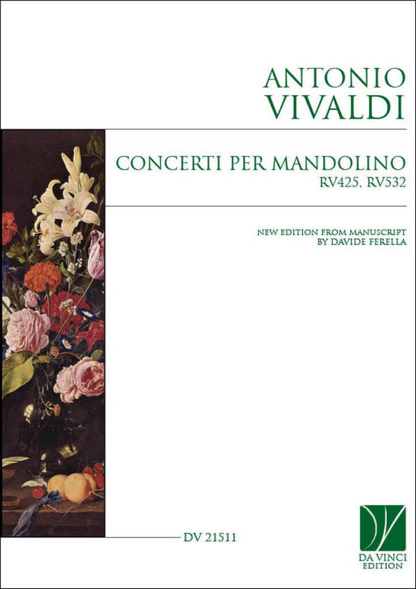 Mandolin Concertos RV425, RV532&nbsp;&nbsp;Mandolin&nbsp;&nbsp;Buch + Einzelstimme(n)