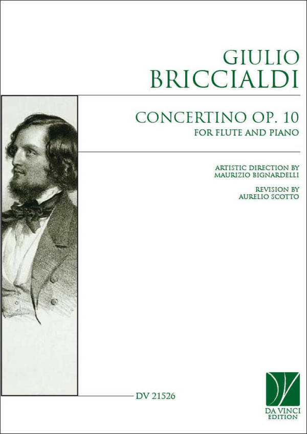 Concertino Op. 10, for Flute and Piano&nbsp;&nbsp;Flöte und Klavier&nbsp;&nbsp;Buch + Einzelstimme(n)