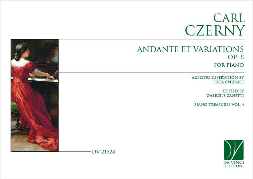 Andante et Variations Op. 8, for Piano  Klavier  Buch