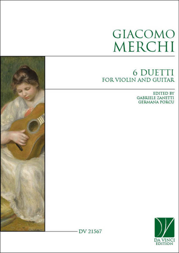 Six Duetti, for Guitar and Violin&nbsp;&nbsp;Guitar and Violin&nbsp;&nbsp;Buch + Einzelstimme(n)