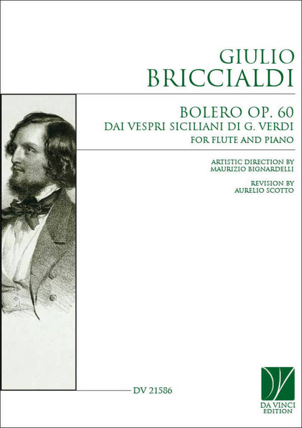 Bolero dai Vespri Siciliani di Giuseppe Verdi&nbsp;&nbsp;Flöte und Klavier&nbsp;&nbsp;Buch + Einzelstimme(n)