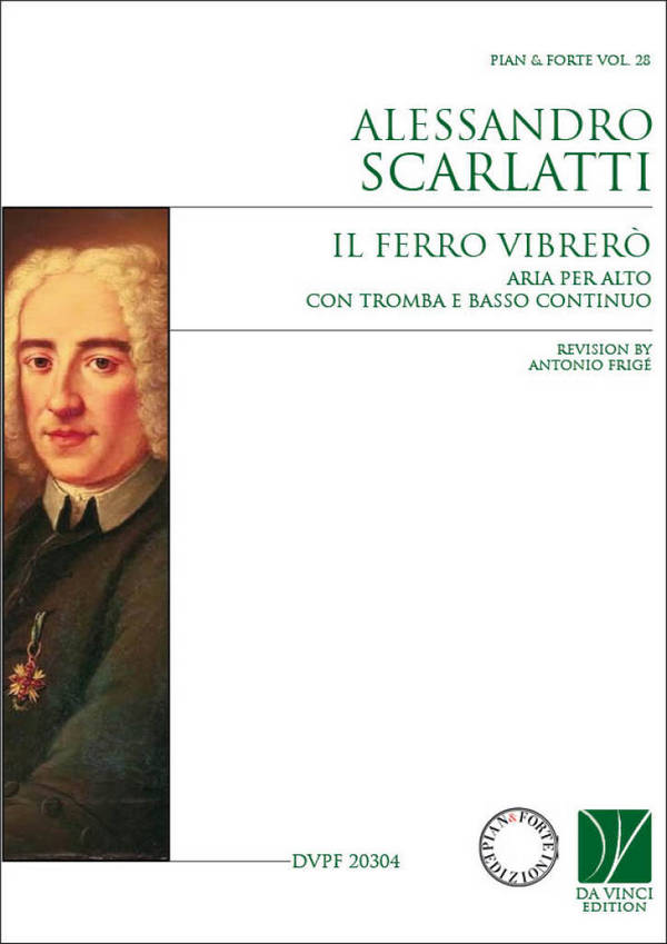 Il ferro vibrerò, Aria per Alto con tromba e bc&nbsp;&nbsp;Alto Voice, Trumpet and Continuo&nbsp;&nbsp;Klavierauszug