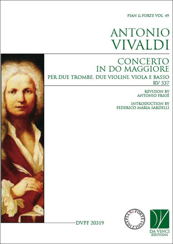 Concerto in Do Maggiore RV 537&nbsp;&nbsp;2 Trumpets, 2 Violins and Double Bass&nbsp;&nbsp;Partitur + Stimmen