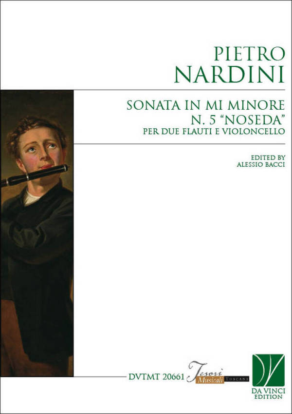 Sonata in mi minore n. 5 'Noseda'  2 Flutes and Cello  Partitur + Stimmen