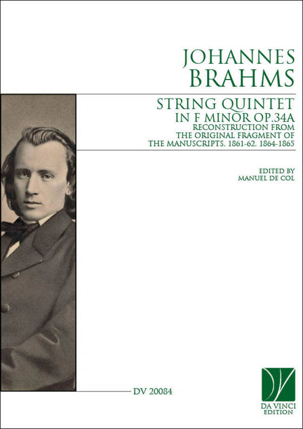 String Quintet in F minor Op. 34A&nbsp;&nbsp;String Quintet&nbsp;&nbsp;Partitur + Stimmen