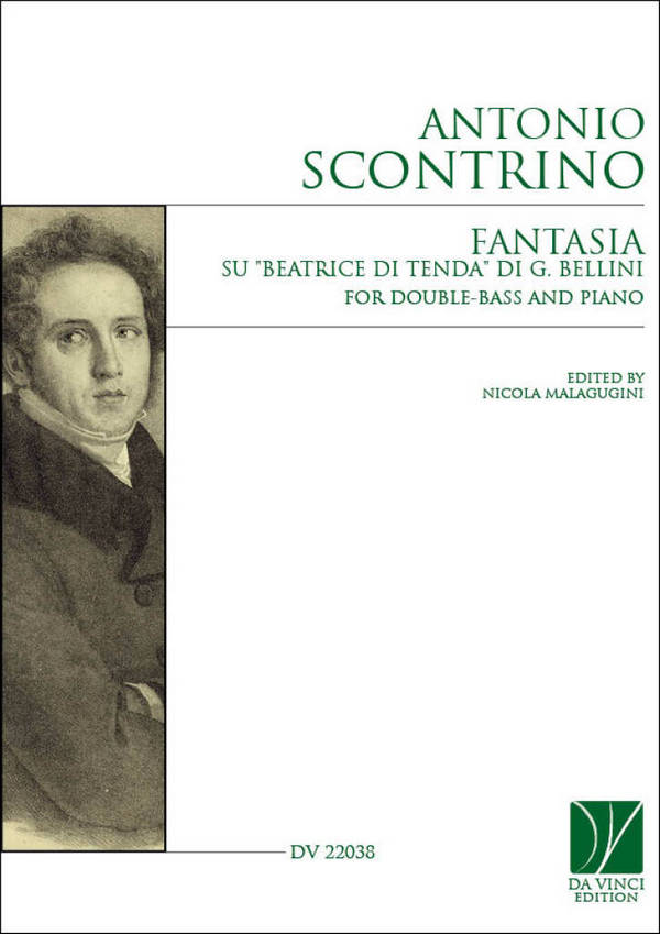 Fantasia su 'Beatrice di Tenda' di G. Bellini  Double Bass and Piano  Buch + Einzelstimme(n)