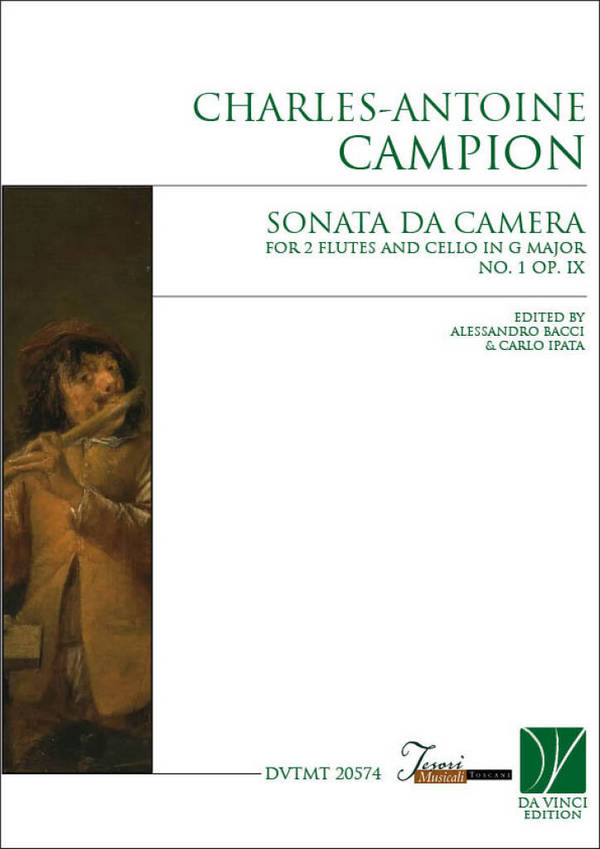 Sonata for 2 Flute and Cello in G major nr.1 op.IX&nbsp;&nbsp;Chamber Ensemble&nbsp;&nbsp;Partitur + Stimmen