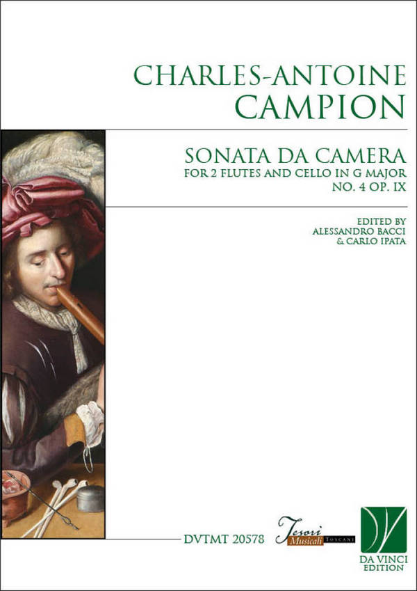 Sonata for 2 Flute and Cello in G major nr.4 op.IX&nbsp;&nbsp;Chamber Ensemble&nbsp;&nbsp;Partitur + Stimmen