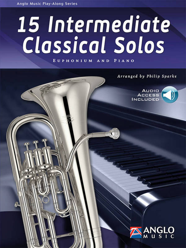 15 Intermediate Classical Solos  Euphonium and Piano  Book & Part & A-Online