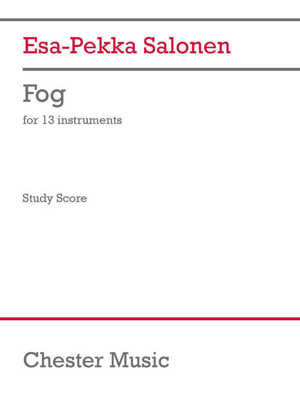 Fog (for 13 instruments) (Study Score)  Chamber Orchestra  Studyscore