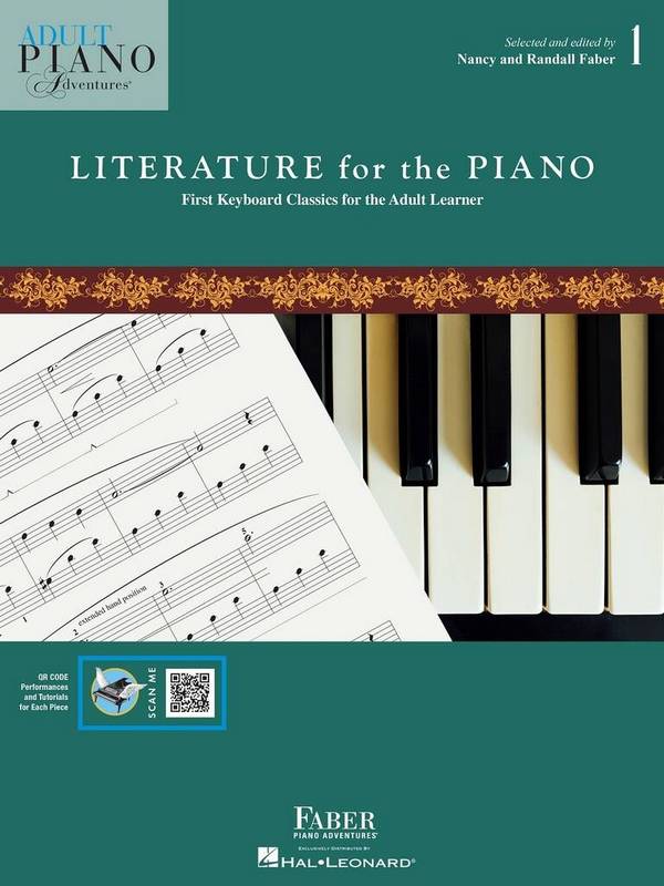 Adult Piano Adventures Literature for Piano Book 1  Piano  Book & Media-Online