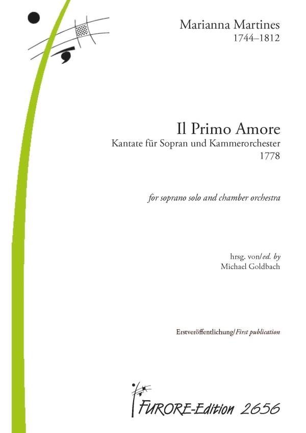 Il Primo Amore (1778)  für Sopran und Kammerorchester  Partitur (it)