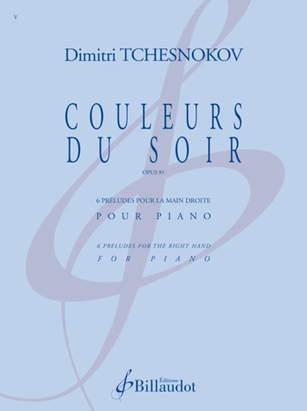 Couleurs du Soir op.81  pour piano   