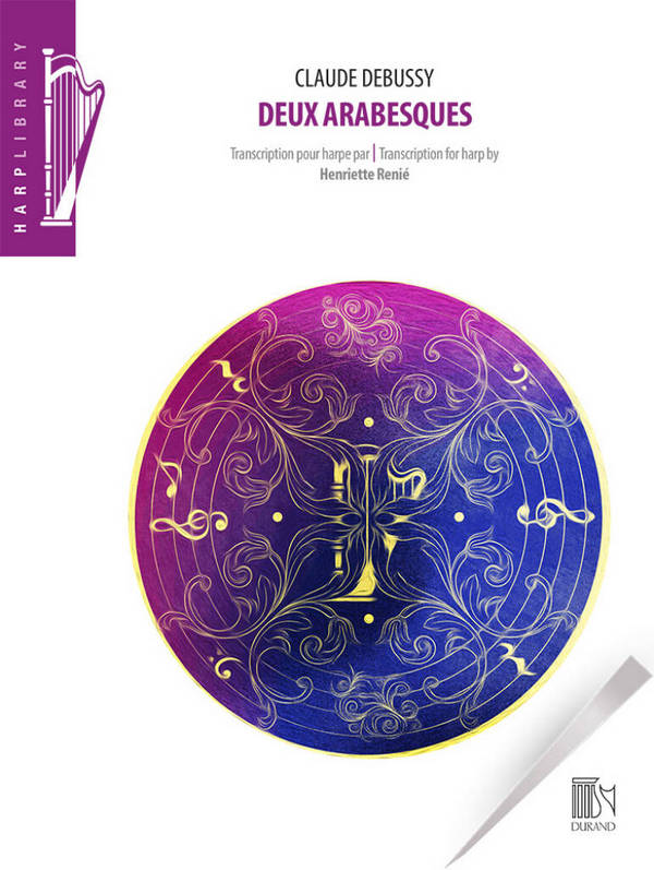 2 Arabesques   pour harpe   