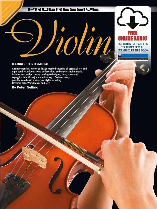 Progressive Violin&nbsp;&nbsp;Violin&nbsp;&nbsp;Book & Audio-Online