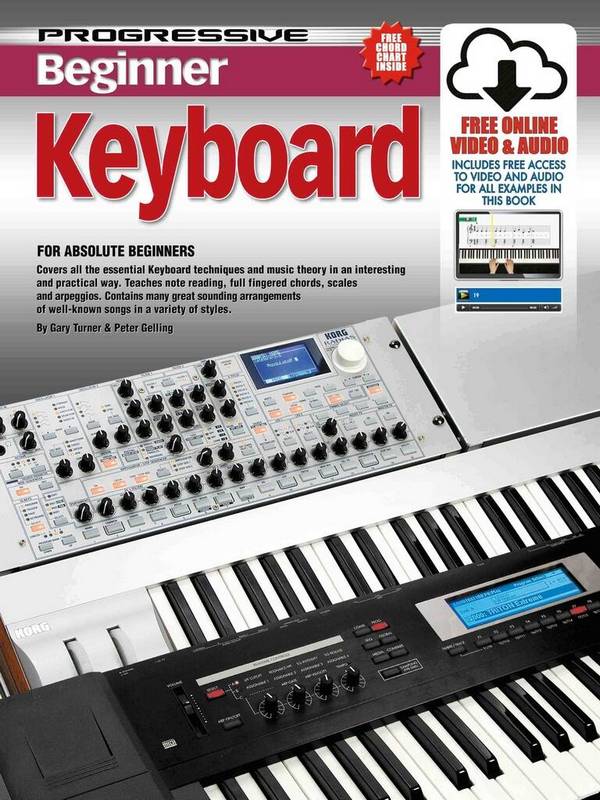Progressive Beginner Keyboard&nbsp;&nbsp;Keyboard&nbsp;&nbsp;Book & Media-Online