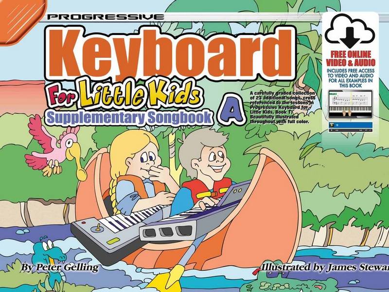 Progressive Keyboard for Little Kids -Supp.Songs A&nbsp;&nbsp;Keyboard&nbsp;&nbsp;Book & Media-Online
