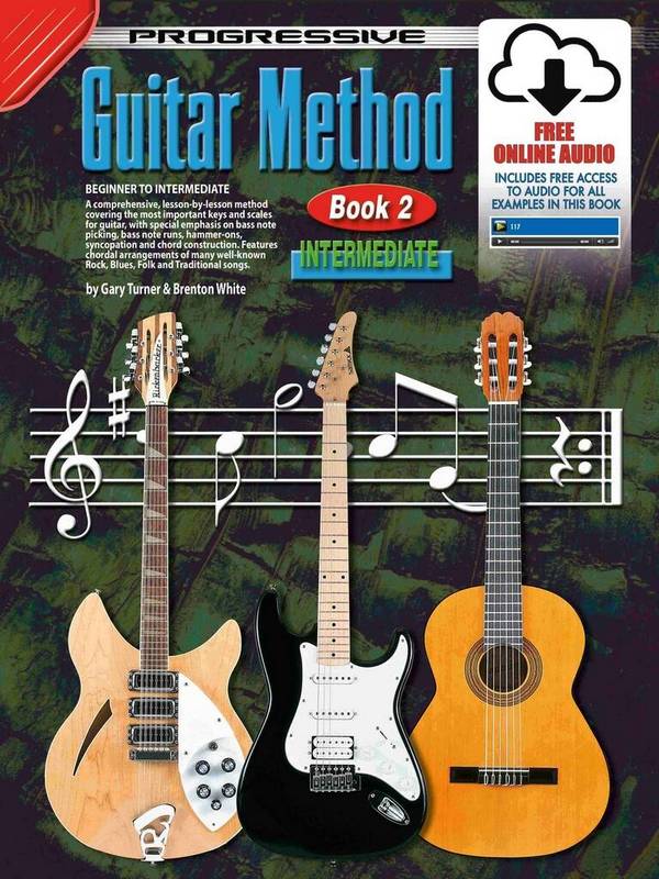 Progressive Guitar Method - Book 2&nbsp;&nbsp;Guitar&nbsp;&nbsp;Book & Audio-Online