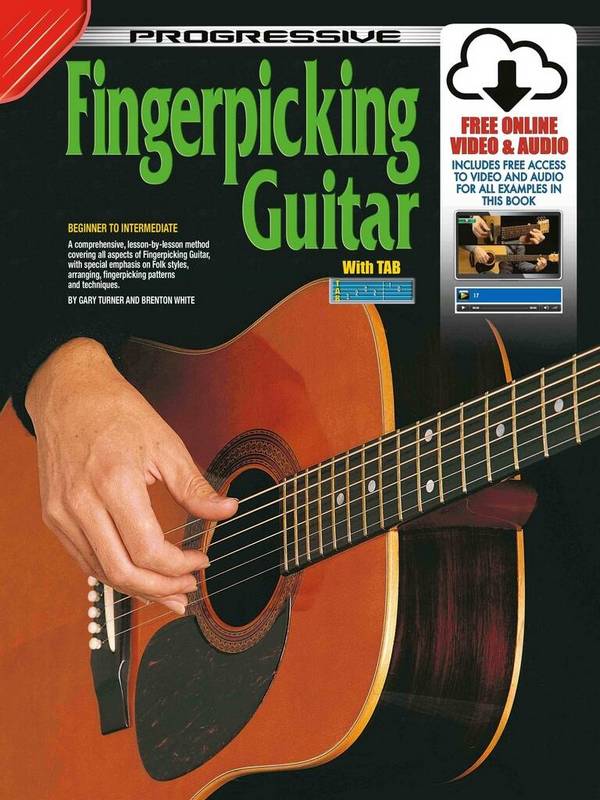 Progressive Fingerpicking Guitar (+Online-Video/Audio)&nbsp;&nbsp;for guitar&nbsp;&nbsp; 