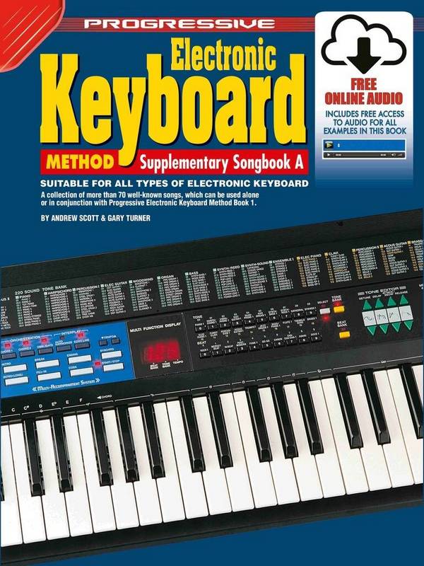 ProgressiveKeyboard Method - Supp. Songbook A&nbsp;&nbsp;Keyboard&nbsp;&nbsp;Book & Audio-Online