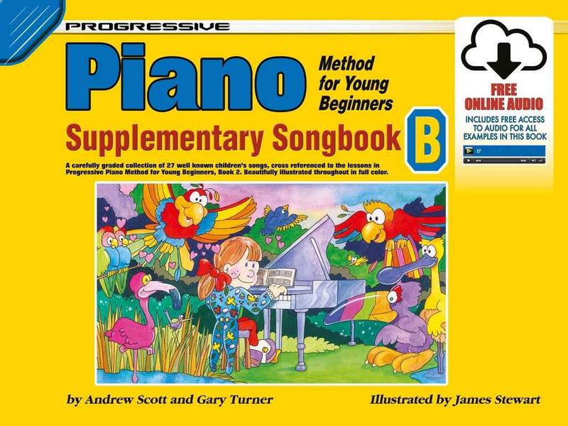 Progressive Piano Method for Young Beginners -B&nbsp;&nbsp;Piano&nbsp;&nbsp;Book & Audio-Online