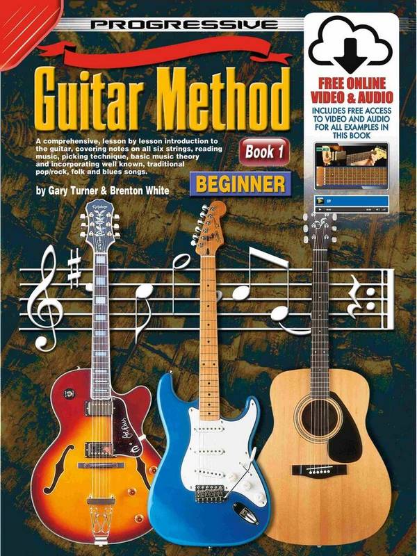 Progressive Guitar Method - Book 1&nbsp;&nbsp;Guitar&nbsp;&nbsp;Book & Media-Online