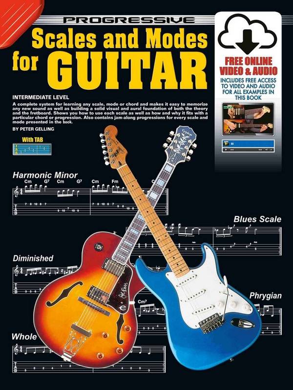 Progressive Scales and Modes for Guitar&nbsp;&nbsp;Guitar&nbsp;&nbsp;Book & Media-Online