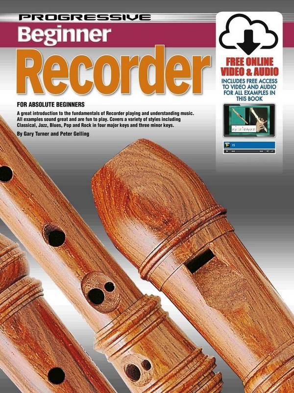 Progressive Beginner Recorder&nbsp;&nbsp;Recorder&nbsp;&nbsp;Book & Media-Online