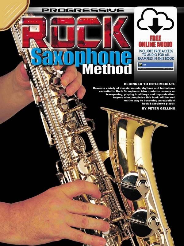 Progressive Rock Saxophone Method&nbsp;&nbsp;Saxophone&nbsp;&nbsp;Book & Audio-Online