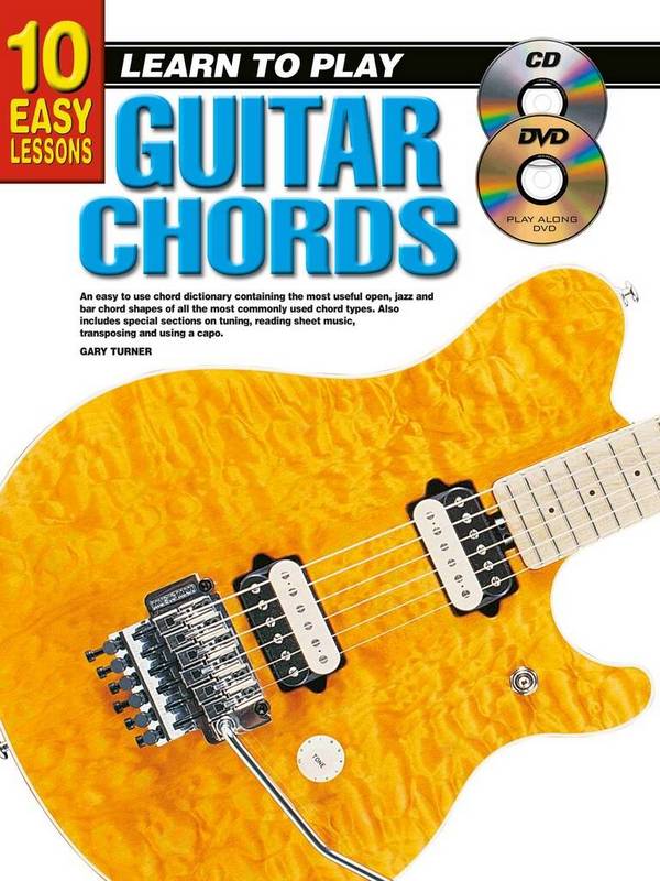 10 Easy Lessons - Learn To Play Guitar Chords&nbsp;&nbsp;Guitar&nbsp;&nbsp;Book & Media-Online